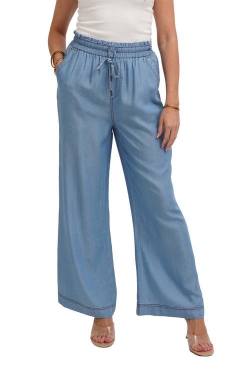 Pull On Wide Leg Pants