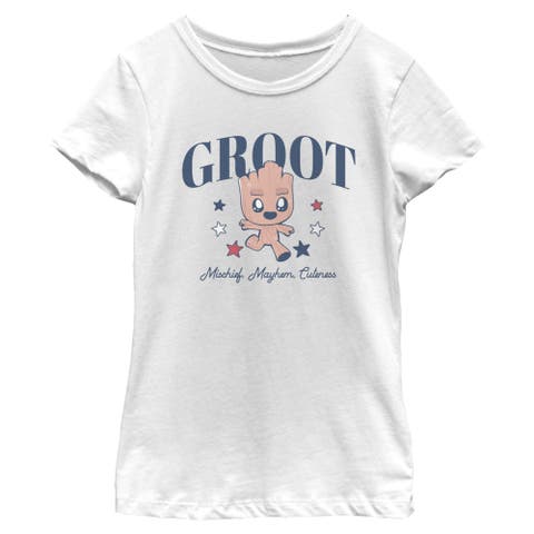 Girl's Guardians of the Galaxy Vol. 2 Mischief Mayhem Cuteness  Graphic T-Shirt
