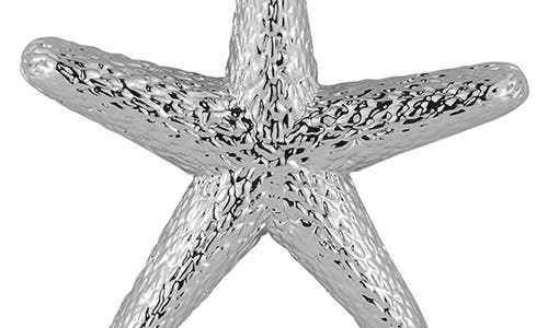 Glaze Jewelry Starfish Pendant Necklace In Silver