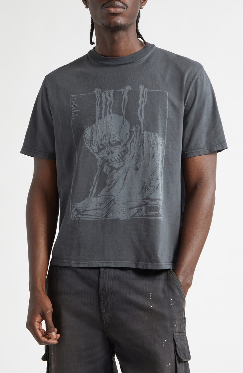 OUR LEGACY Boxy Angry Fan Mail Graphic T-Shirt, Main, color, Angry Fan Mail Print