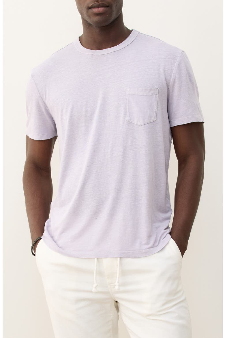 Relaxed Fit Hemp & Cotton T-Shirt, Main, color, LAVENDER MIST