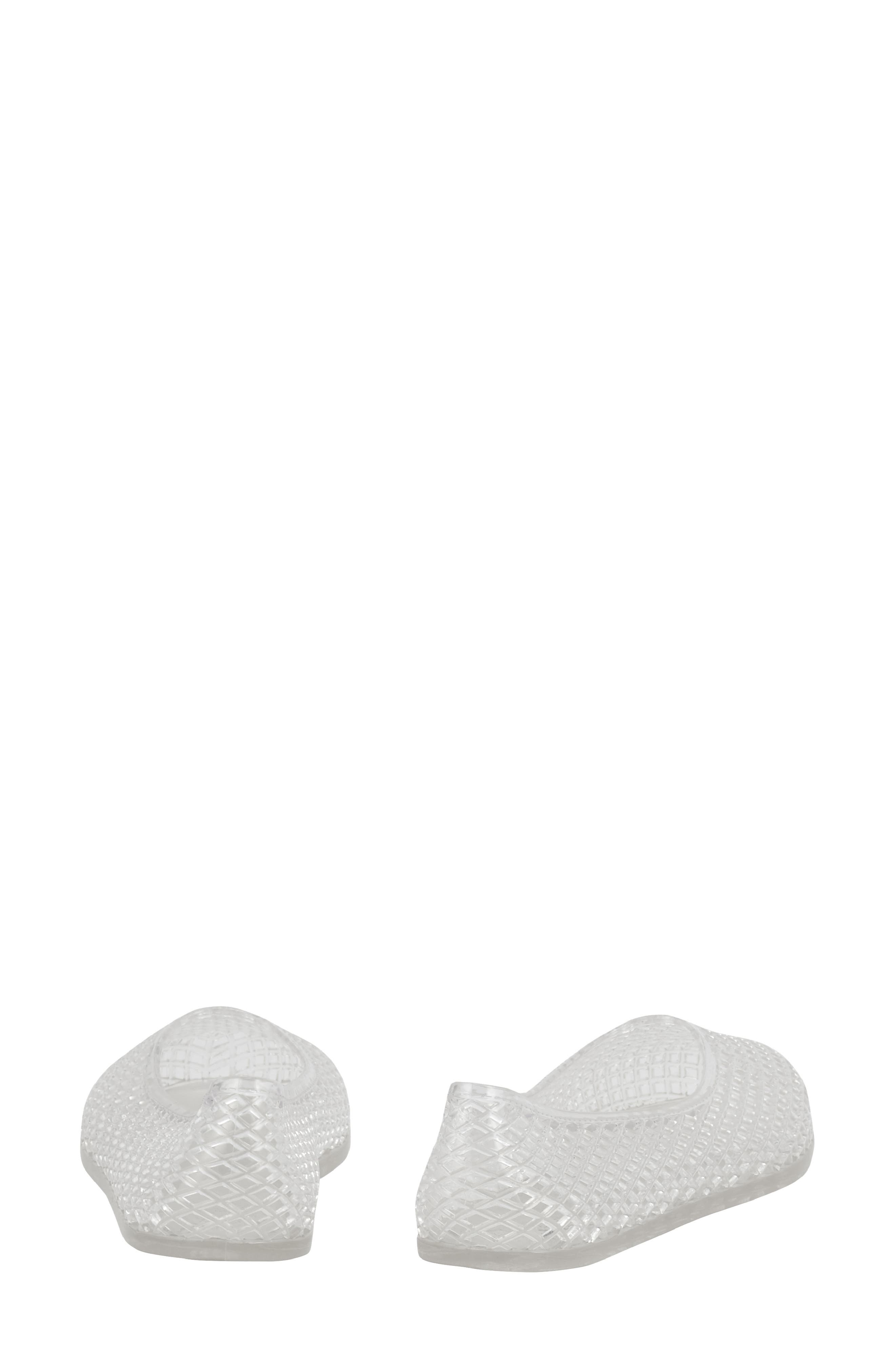 Ancient Greek Sandals Iro Mesh Jelly Flat, Alternate, color, Clear