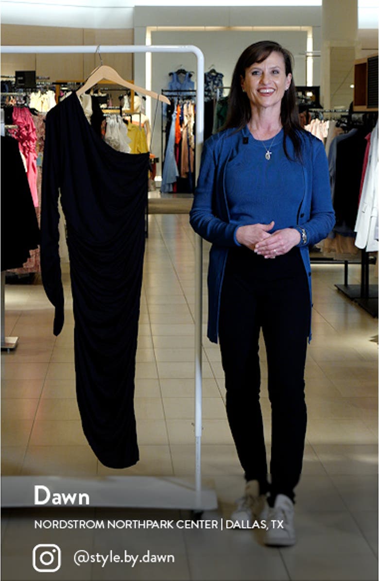 One-Shoulder Asymmetric Hem Cocktail Dress, sales video thumbnail