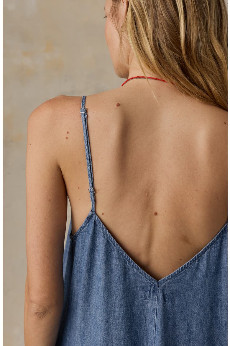 Tried & True Chambray Maxi Dress, Alternate, color, RIVER MIST WASH