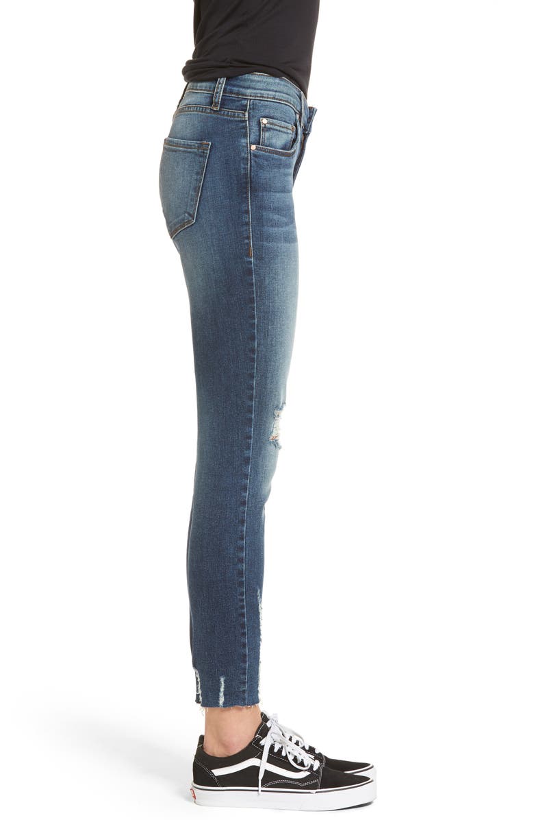 BP. Decon Distressed Skinny Jeans, Alternate, color, 