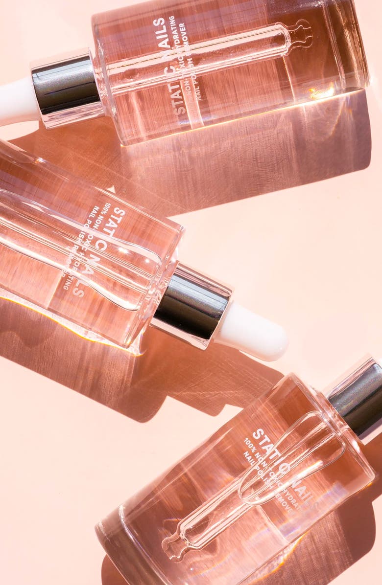 Static Nails Nontoxic Odorless Nail Polish Remover, Alternate, color, Pink