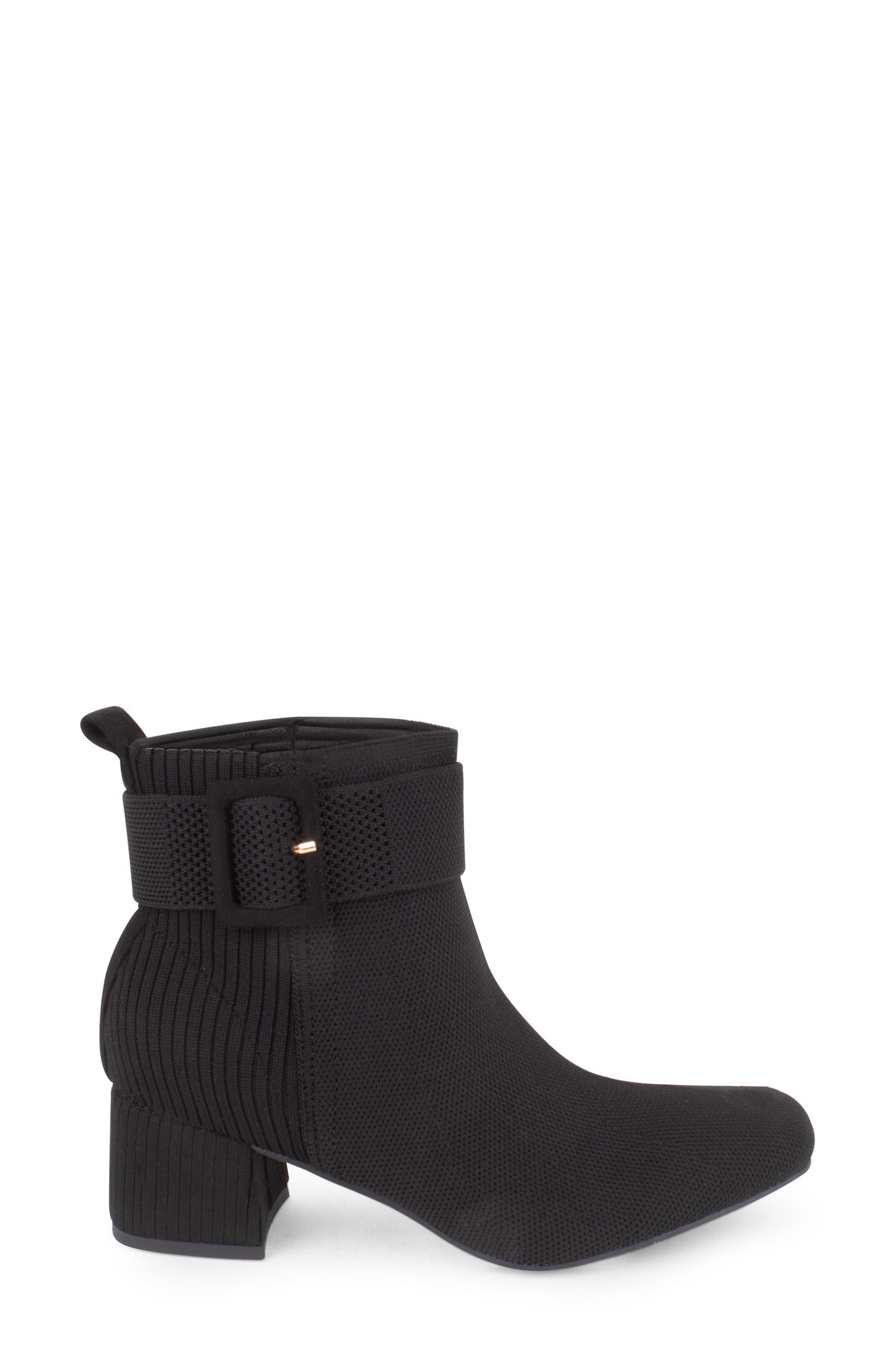Sunflower Bootie, Alternate, color, BLACK