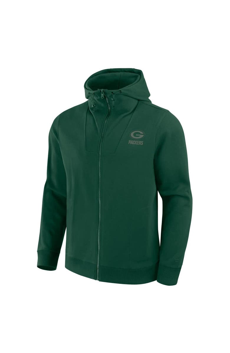 FANATICS Unisex Fanatics  Green Green Bay Packers Front Office Full-Zip Hoodie, Alternate, color, Green