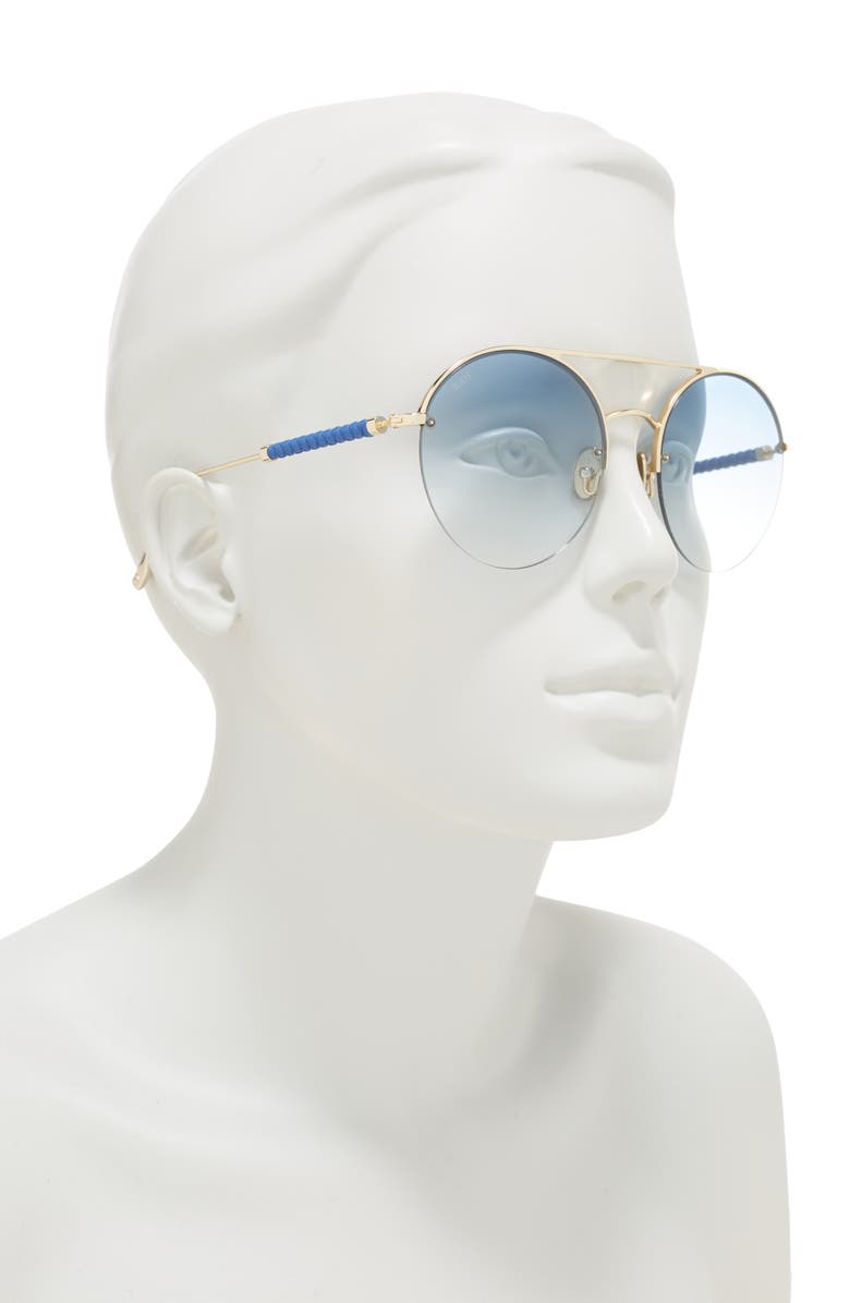 Tod's 56mm Round Sunglasses, Alternate, color,