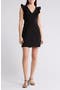 Whisper Ruffle Cap Sleeve A-Line Minidress