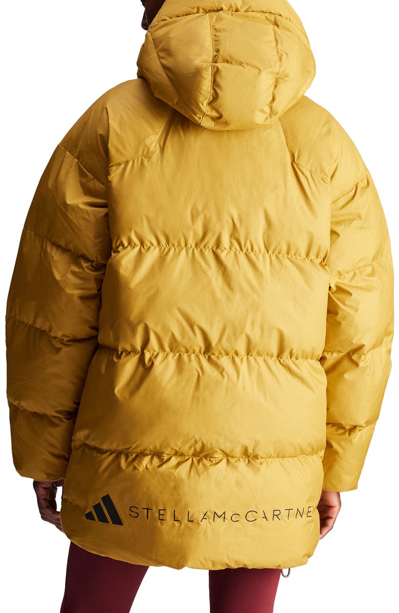 adidas by Stella McCartney Reversible Puffer Jacket, Alternate, color, Dessert Dune