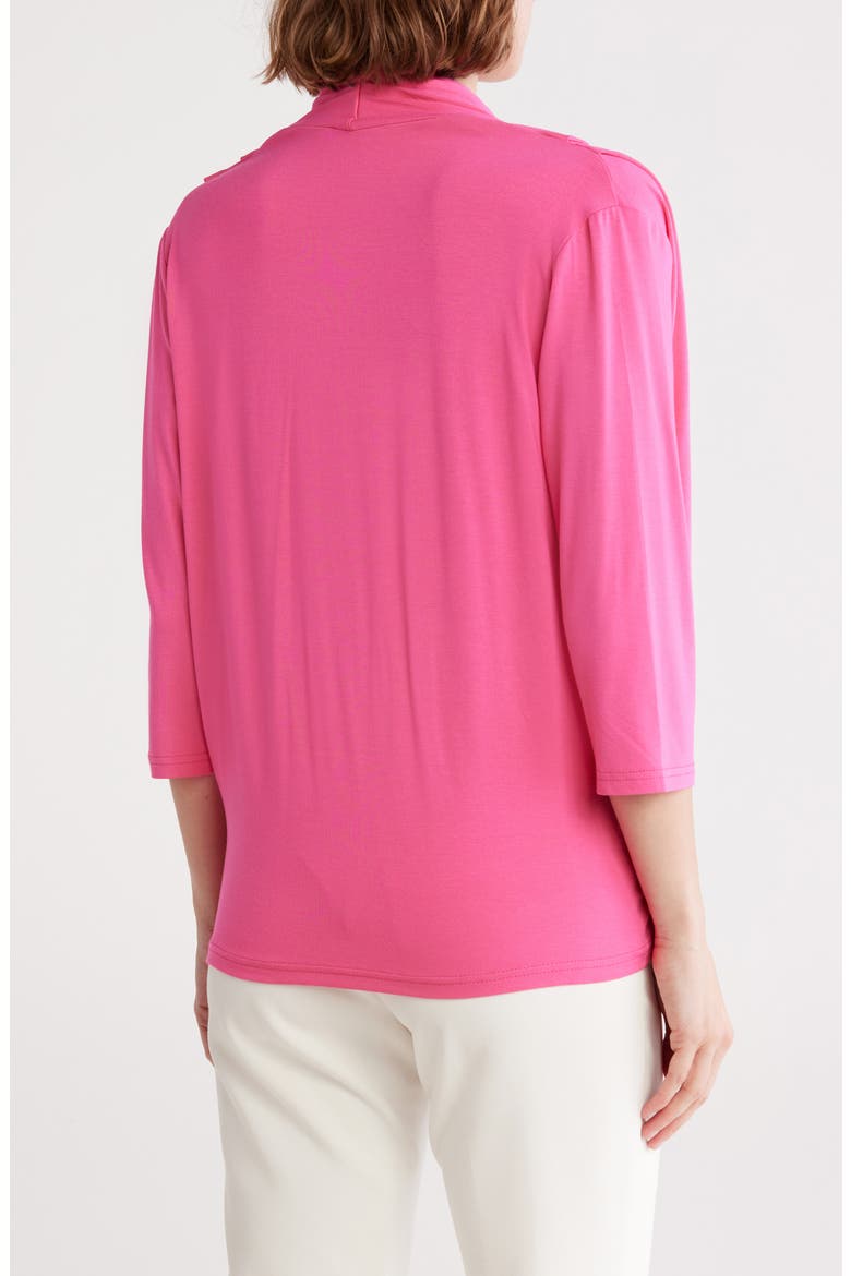Crossover Woven Top, Alternate, color, PINK