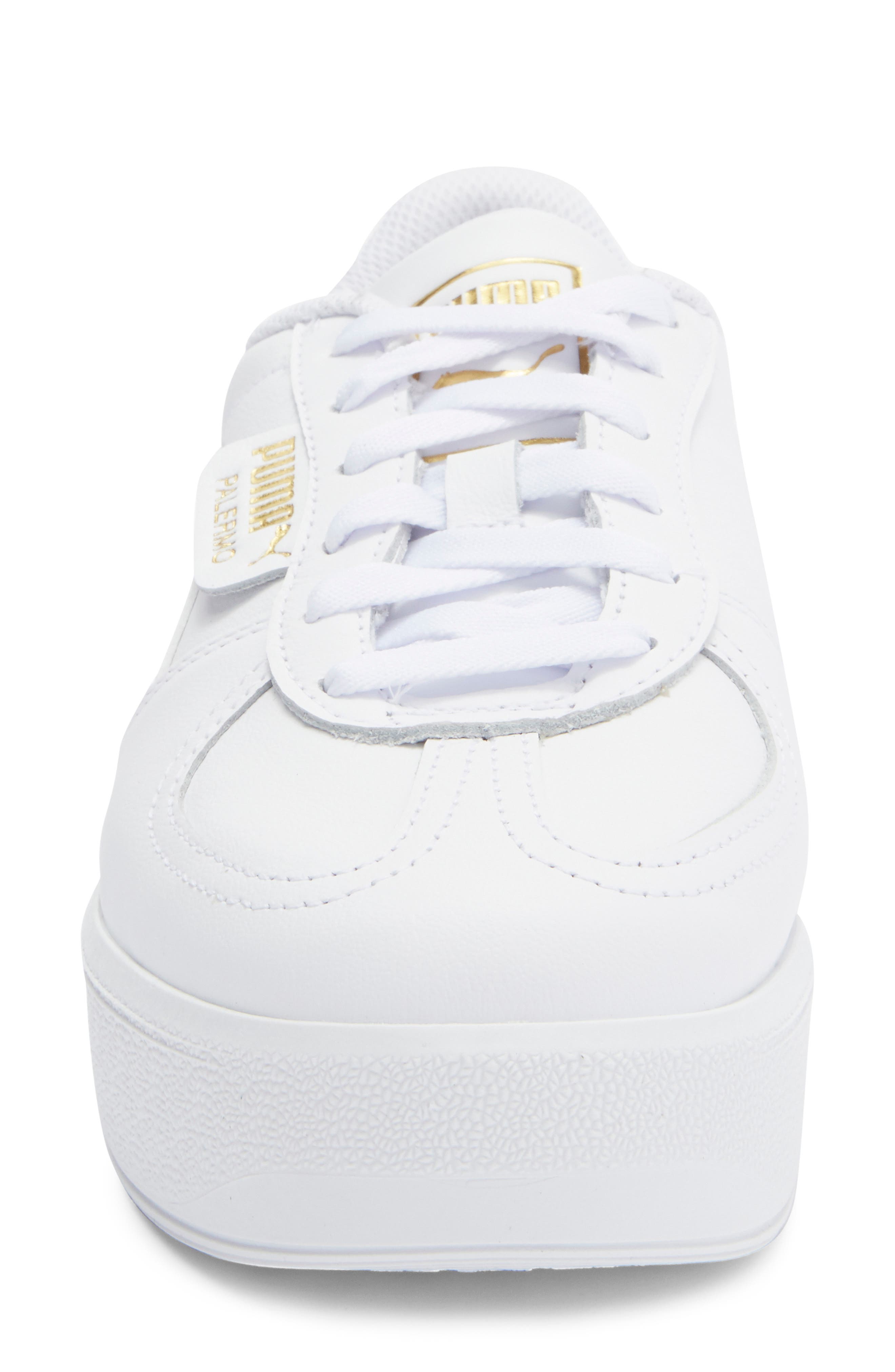PUMA Palermo Elevata Platform Sneaker, Alternate, color, Puma White