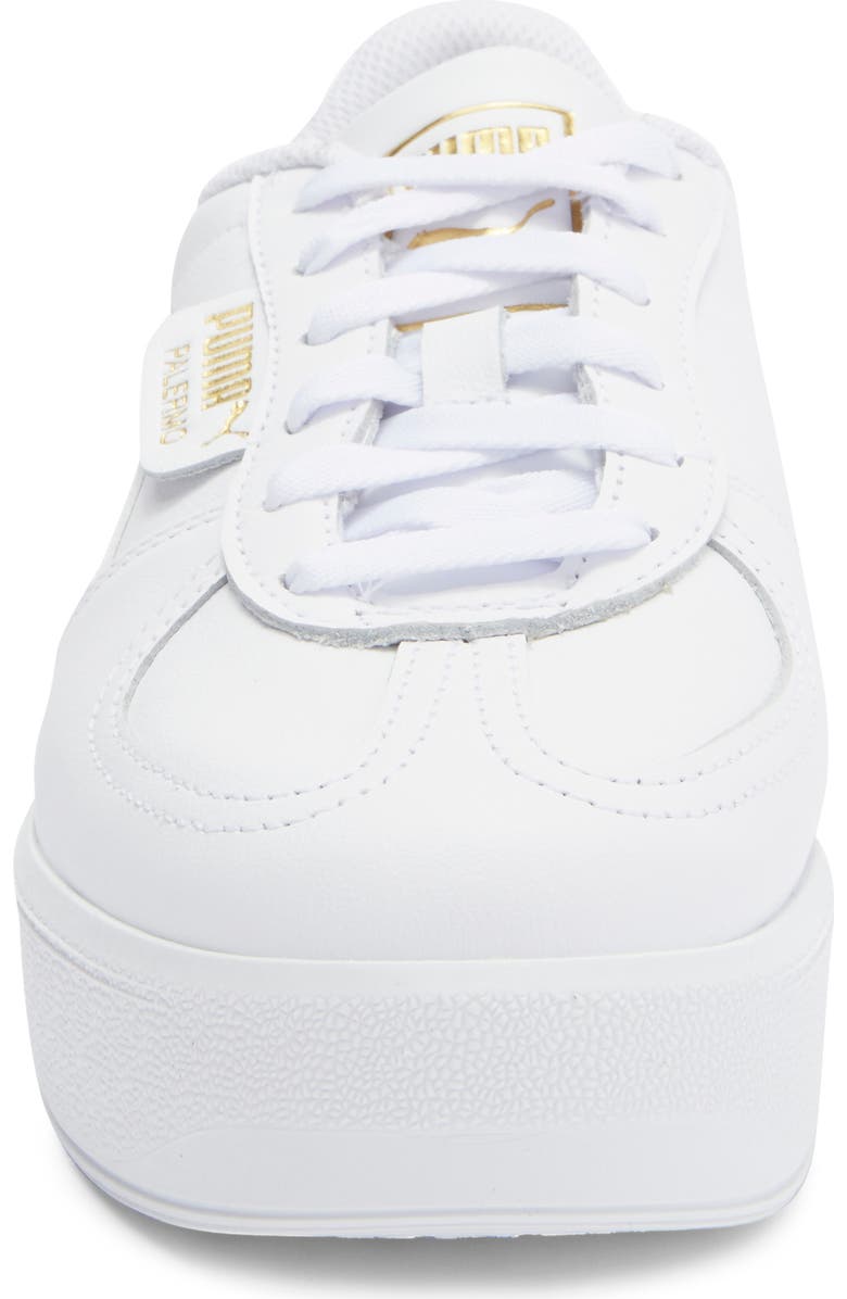 PUMA Palermo Elevata Platform Sneaker, Alternate, color, Puma White