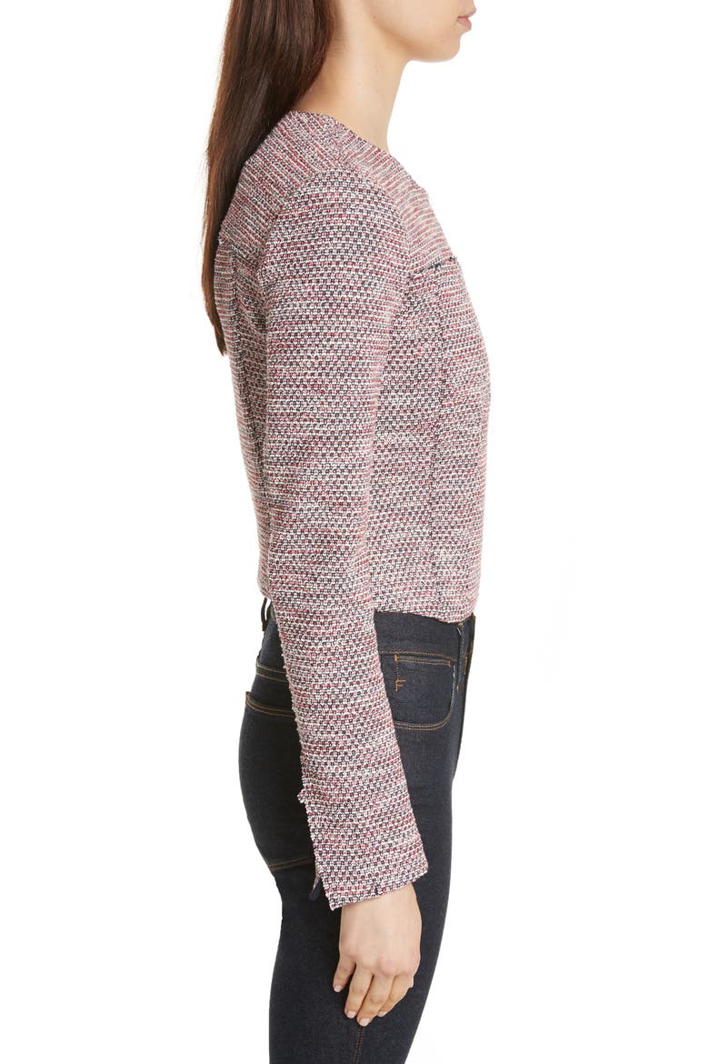 Ualana Z Beacon Tweed Jacket, Alternate, color, DEEP NAVY MULTI