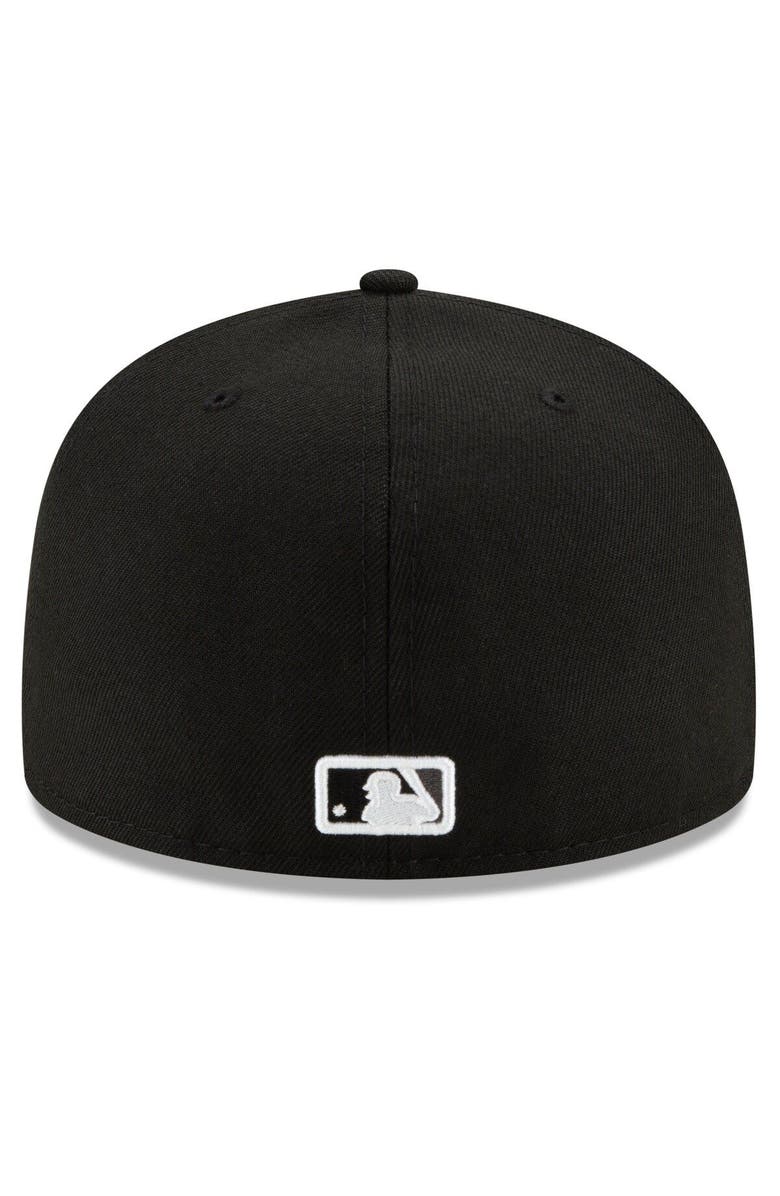 New Era Men's New Era Black Chicago White Sox 2021 City Connect 59FIFTY Fitted Hat, Alternate, color,