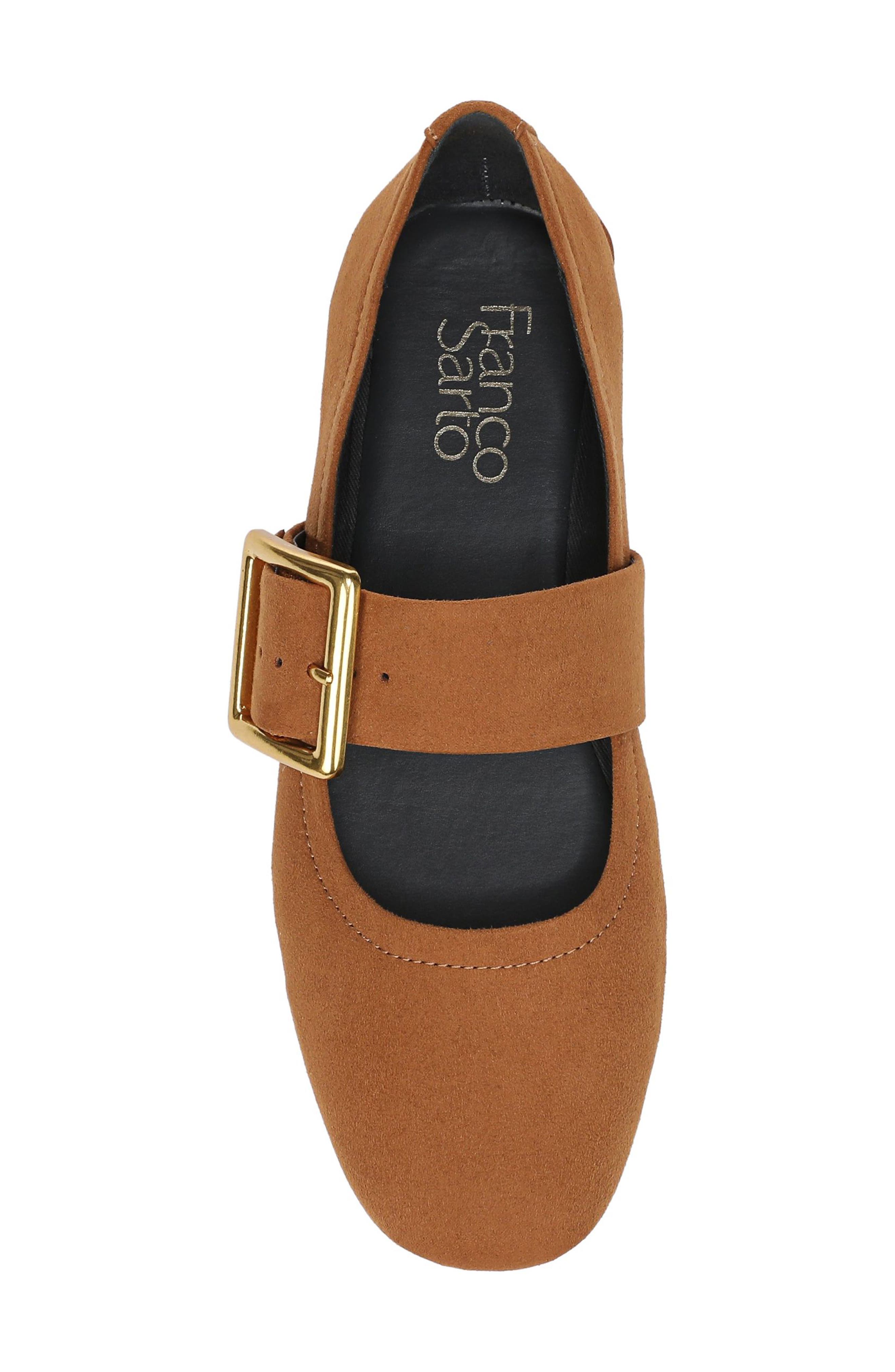 Astrid Mary Jane Flat, Alternate, color, SADDLE