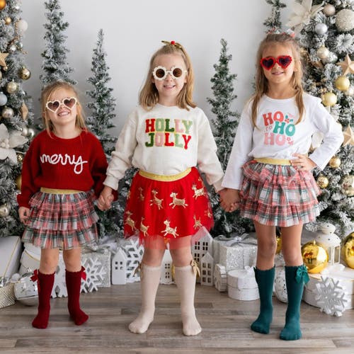 SWEET WINK SWEET WINK CHRISTMAS PLAID TIERED TUTU