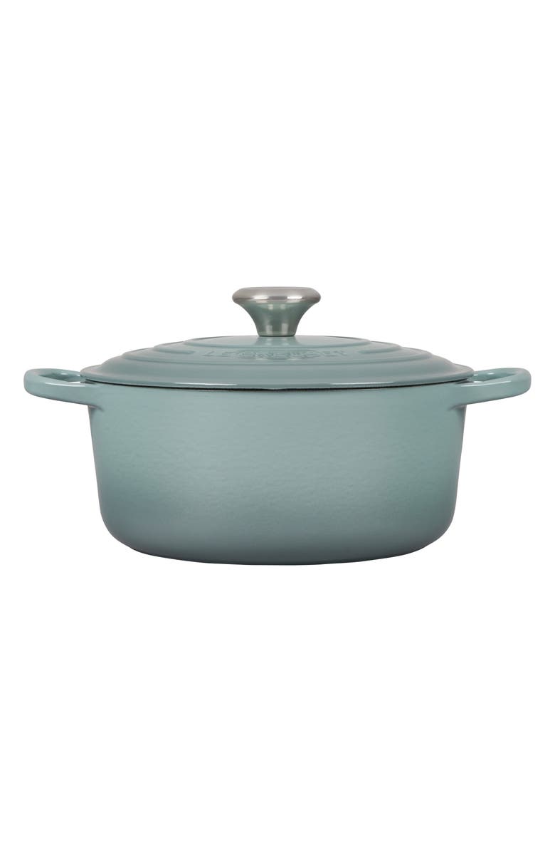 Le Creuset Signature 4.5-Quart Round Enamel Cast Iron Dutch Oven, Alternate, color, Sea Salt