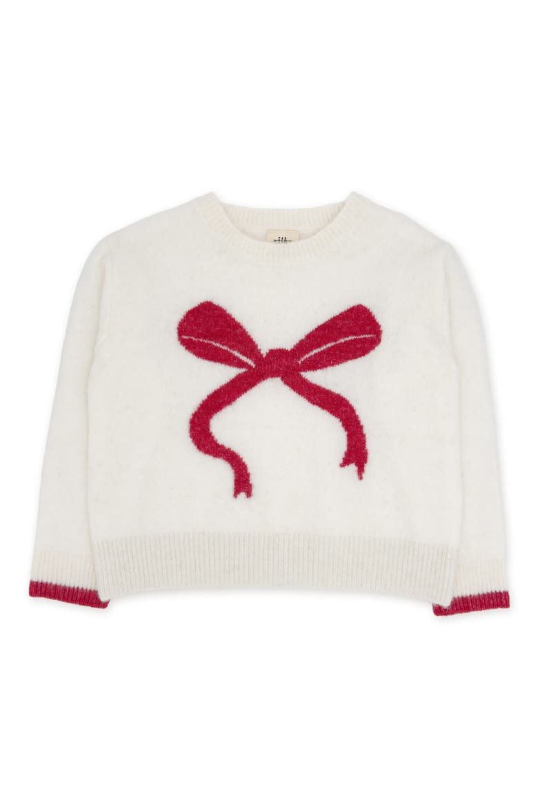 Camille Bow Sweater, Main, color, IVORY