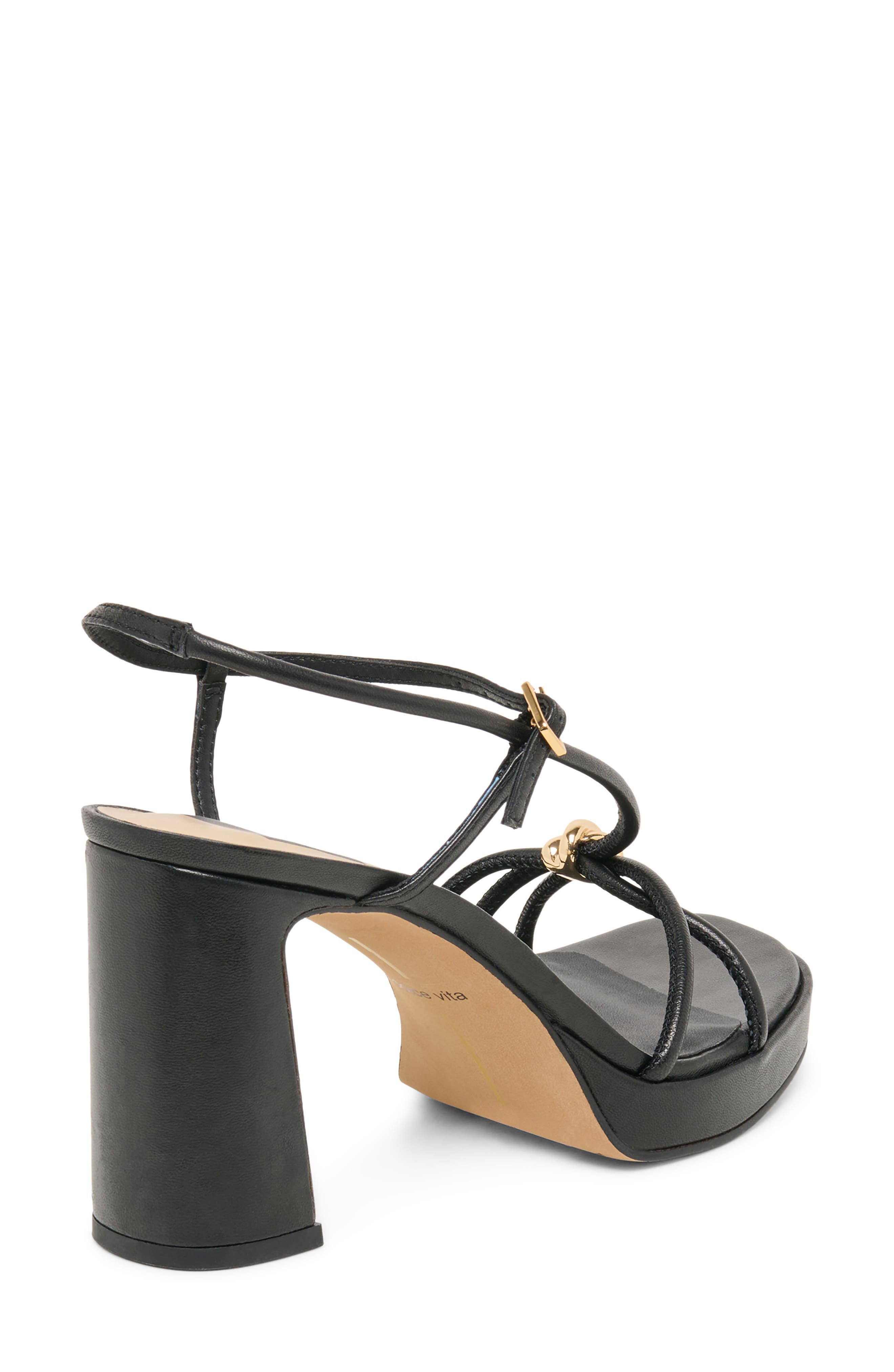 Dolce Vita Odete Platform Sandal, Alternate, color, Black Leather
