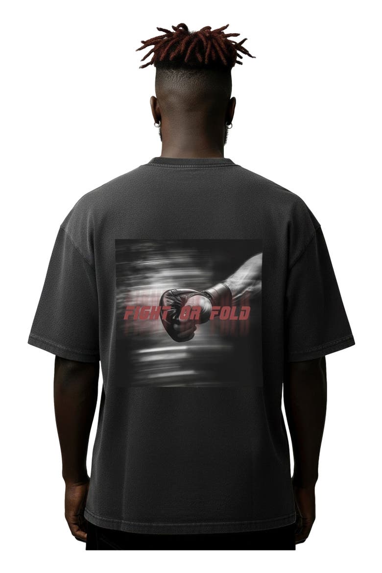 x UFC Acid Wash Tee, Alternate, color, Gray