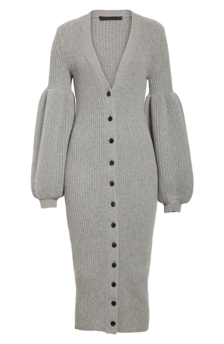 Alexander Wang Bishop Sleeve Cardigan, Alternate, color, 