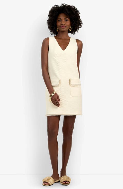 beige dress women Wrap Plunge Neck | | Sustainable Women's Clothing animal welfare Plus Size Krissy Tank Midi