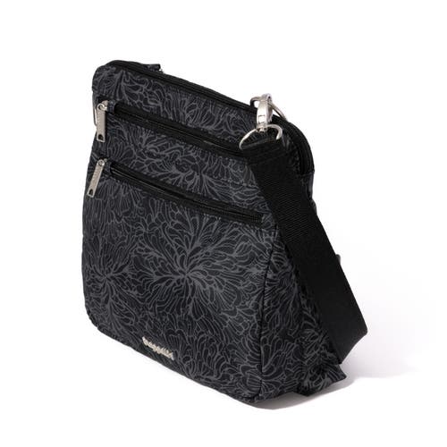 Baggallini Securtex Anti-theft Large Crossbody Bag In Purple