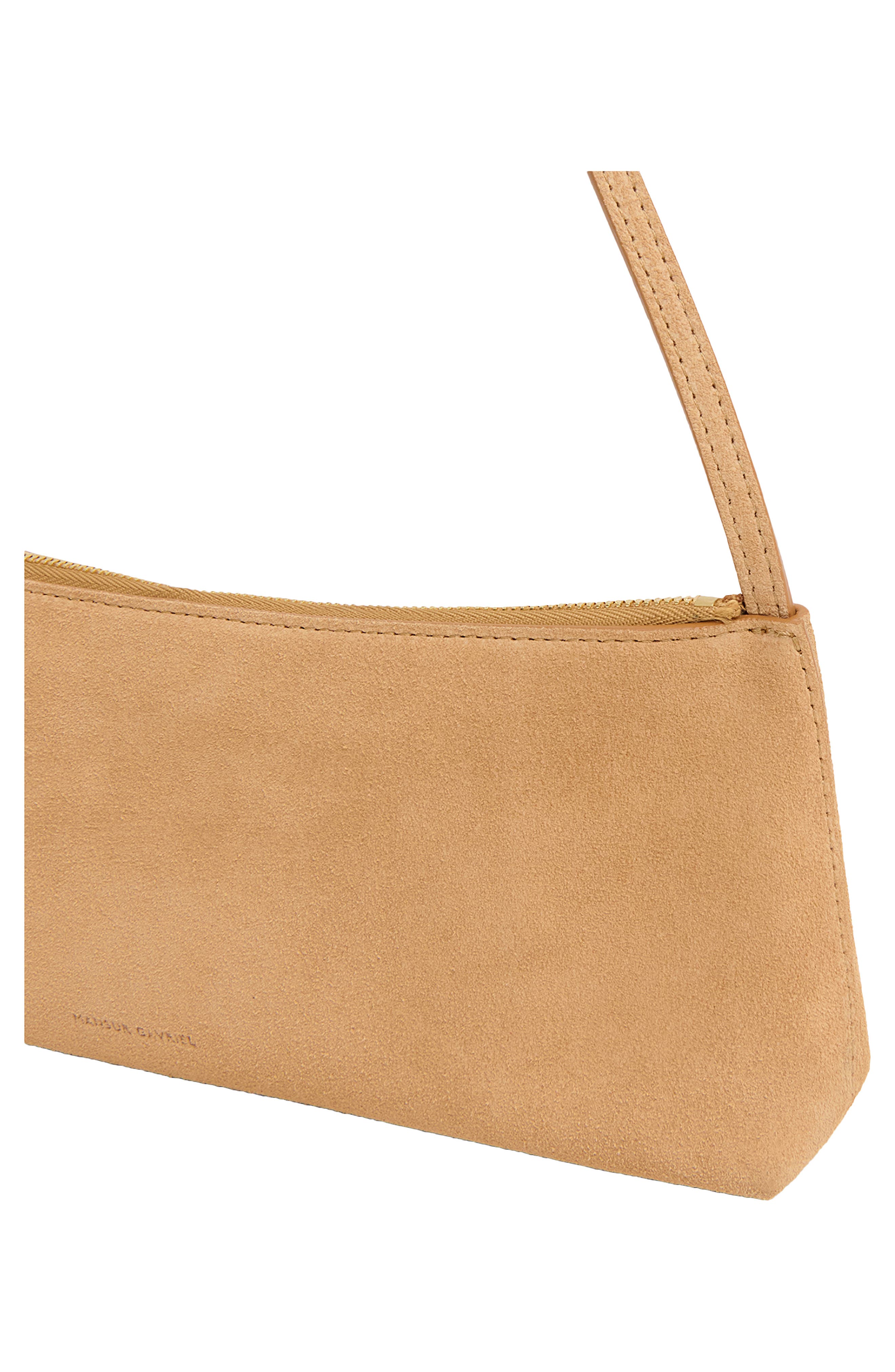 Gaia Leather Baguette Bag, Alternate, color, BUDINO