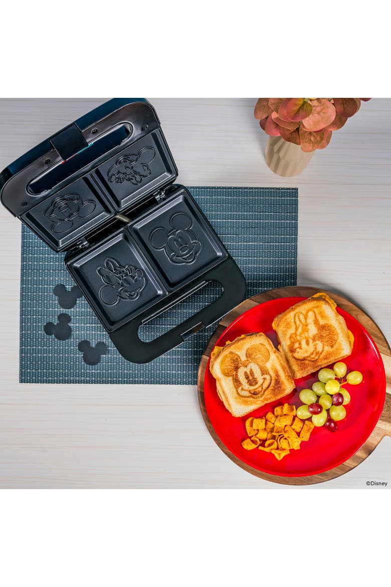 Disney Mickey Mouse and Minnie Mouse Sandwich Maker, Alternate, color, None