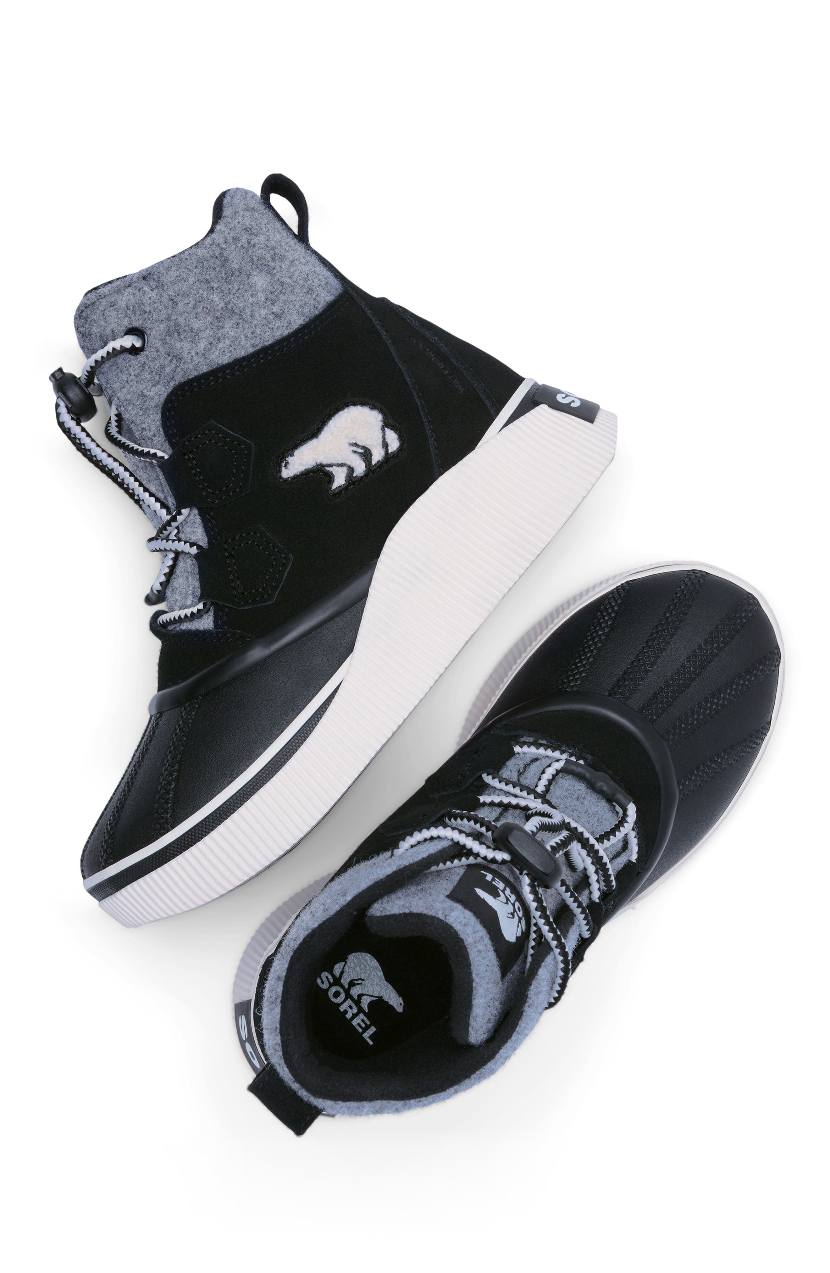 Kids' Out N About IV Chillz Boot, Alternate, color, BLACK/ CHALK