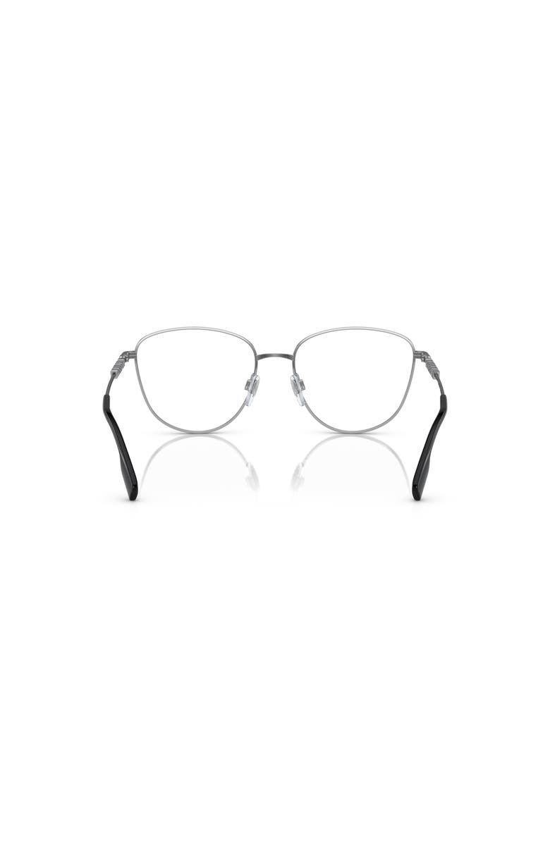 Burberry 53mm Phantos optical glasses, Alternate, color, Silver