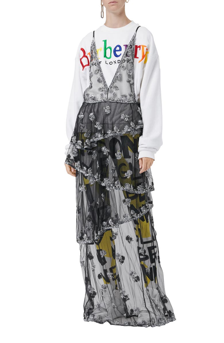 Burberry Archive Logo Terry Sweatshirt, Alternate, color, 