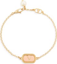 Valentino Garavani VLOGO Ovalette Chain Bracelet