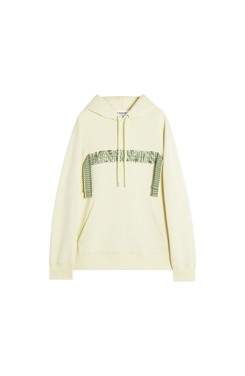 Lanvin CURB LACE LOOSE-FIT HOODIE, Alternate, color, 