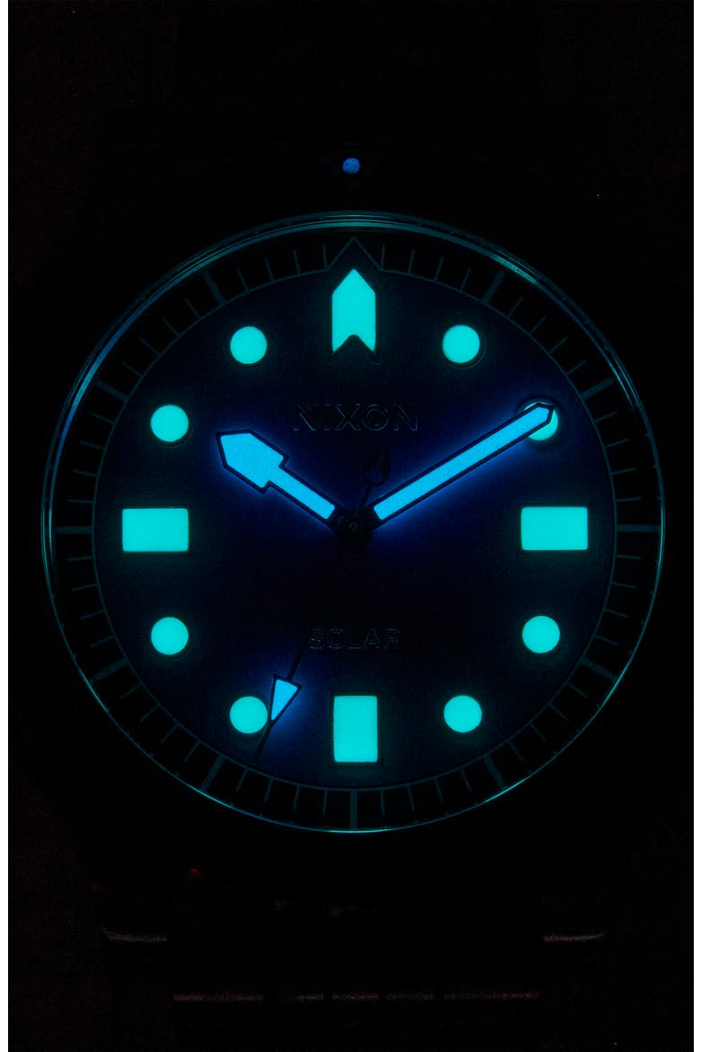 The Stinger Dive Bracelet Watch, 44mm, Alternate, color, SILVER / BLUE / BLACK