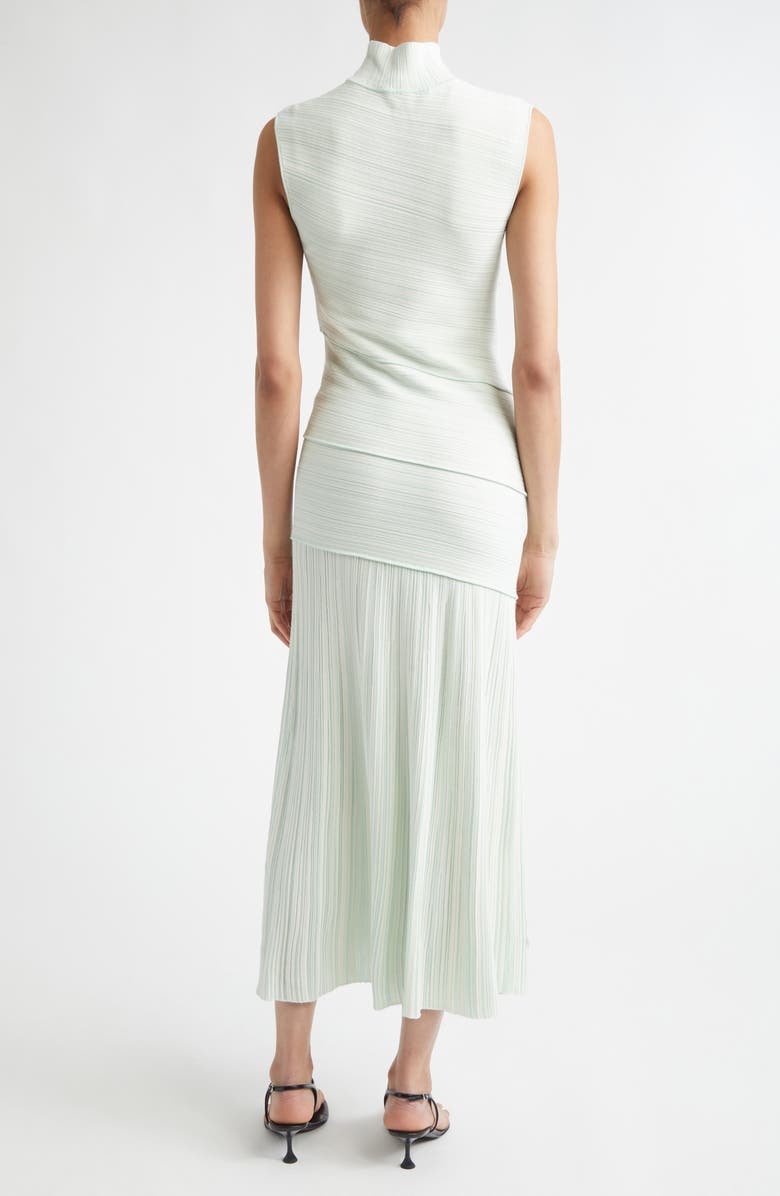 Proenza Schouler Federica Micropleated Dress, Alternate, color, Mint