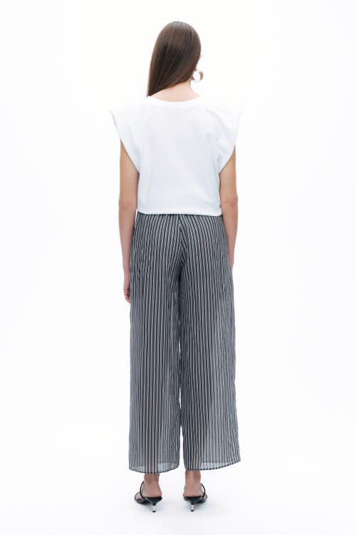 Nocturne V-neck Padded T-shirt In Ivory