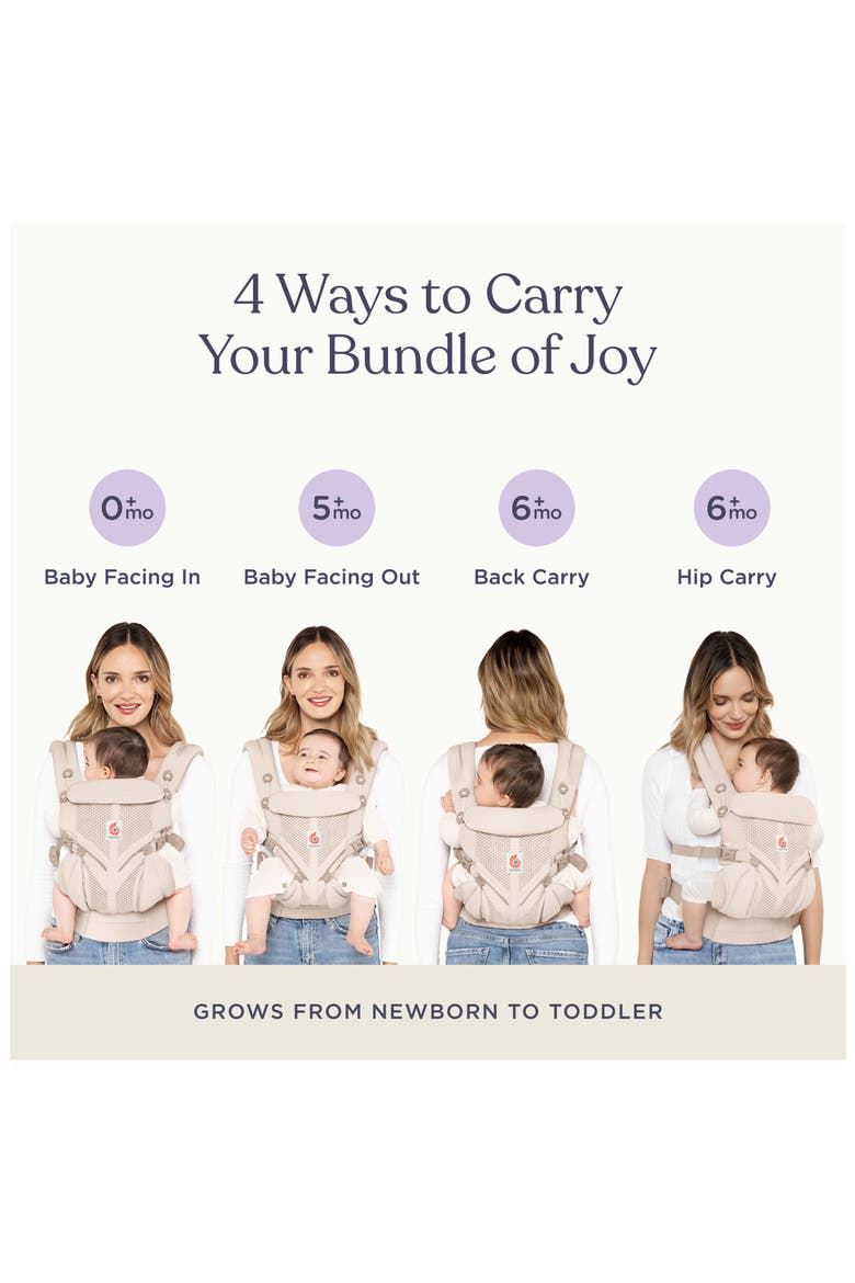 Omni 360 Cool Air Baby Carrier, Alternate, color, NATURAL BEIGE