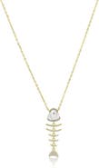 The Lovery Fine Jewelry Mother of Pearl Fish Necklace