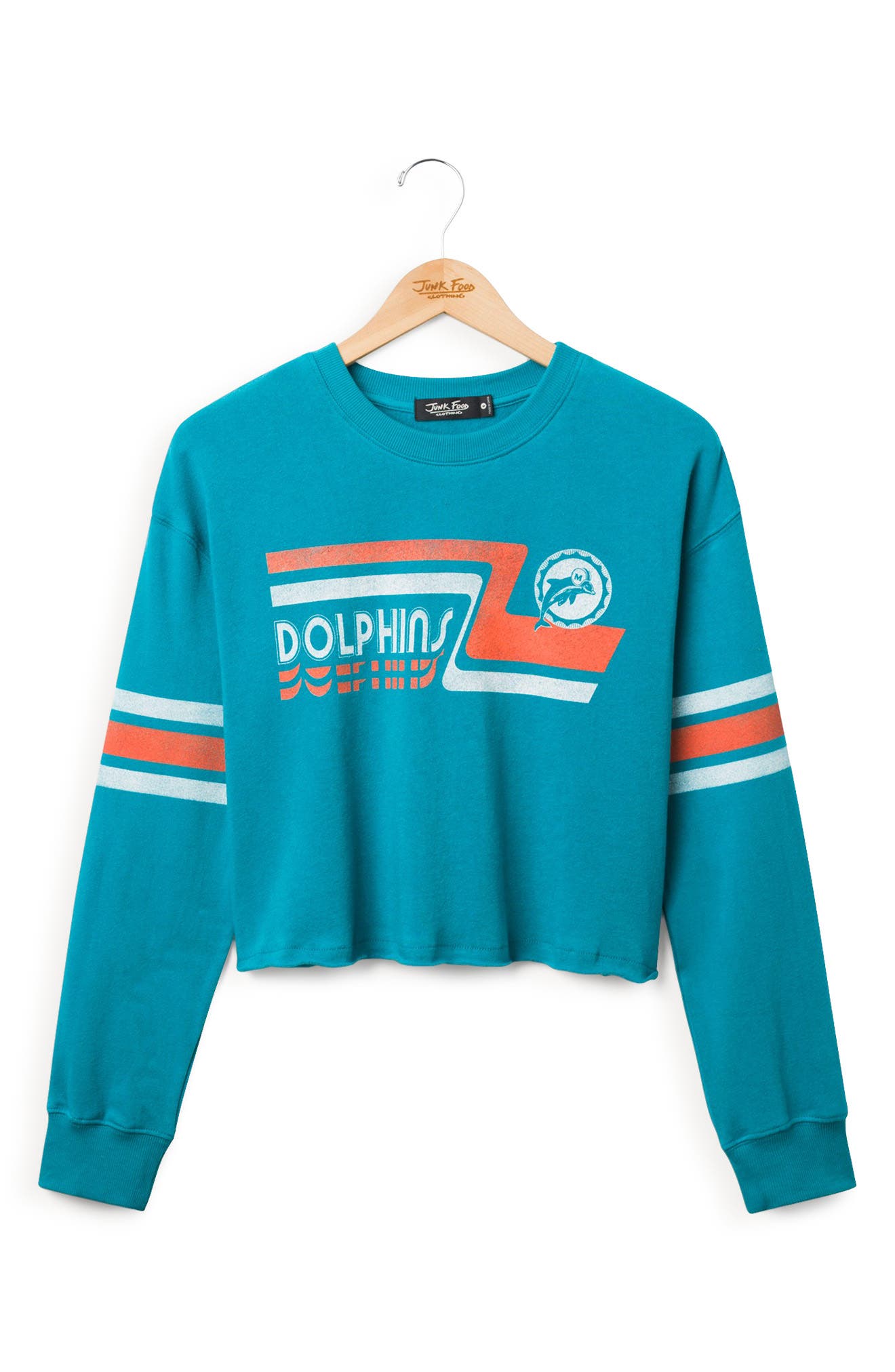 Miami Dolphins Graphic Cropped Sweatshirt