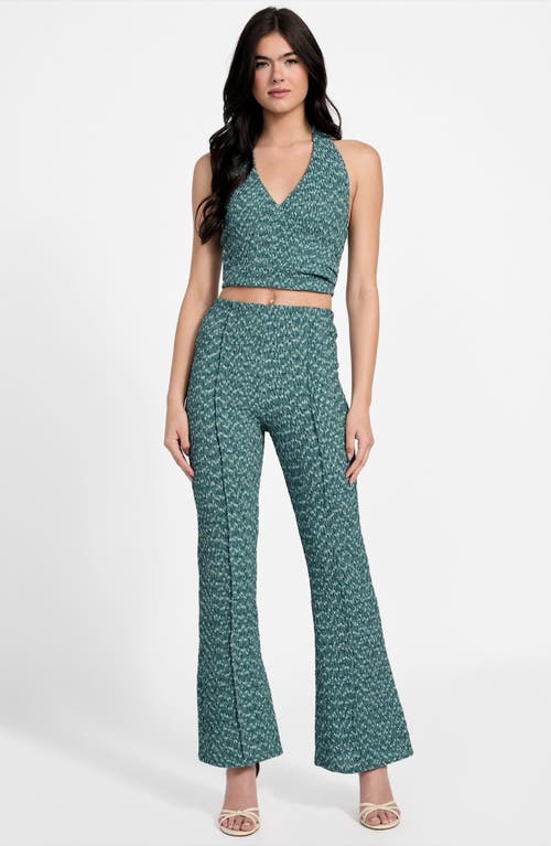 Guess Naleny Knit Halter Top In Green