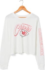 Junk Food Kansas City Chiefs Long Sleeve Graphic Cropped T-Shirt
