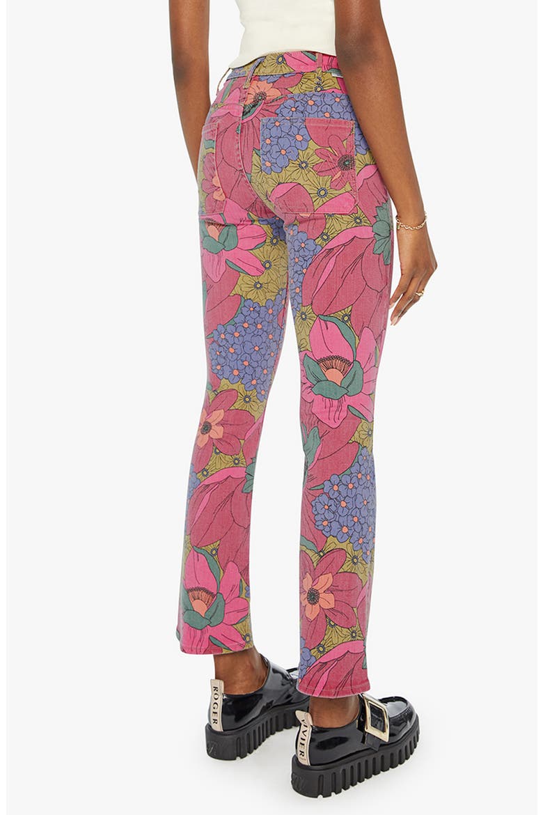 Insider Flood Patch Pocket Crop Bootcut Jeans, Alternate, color, PSYCHIC FLORAL