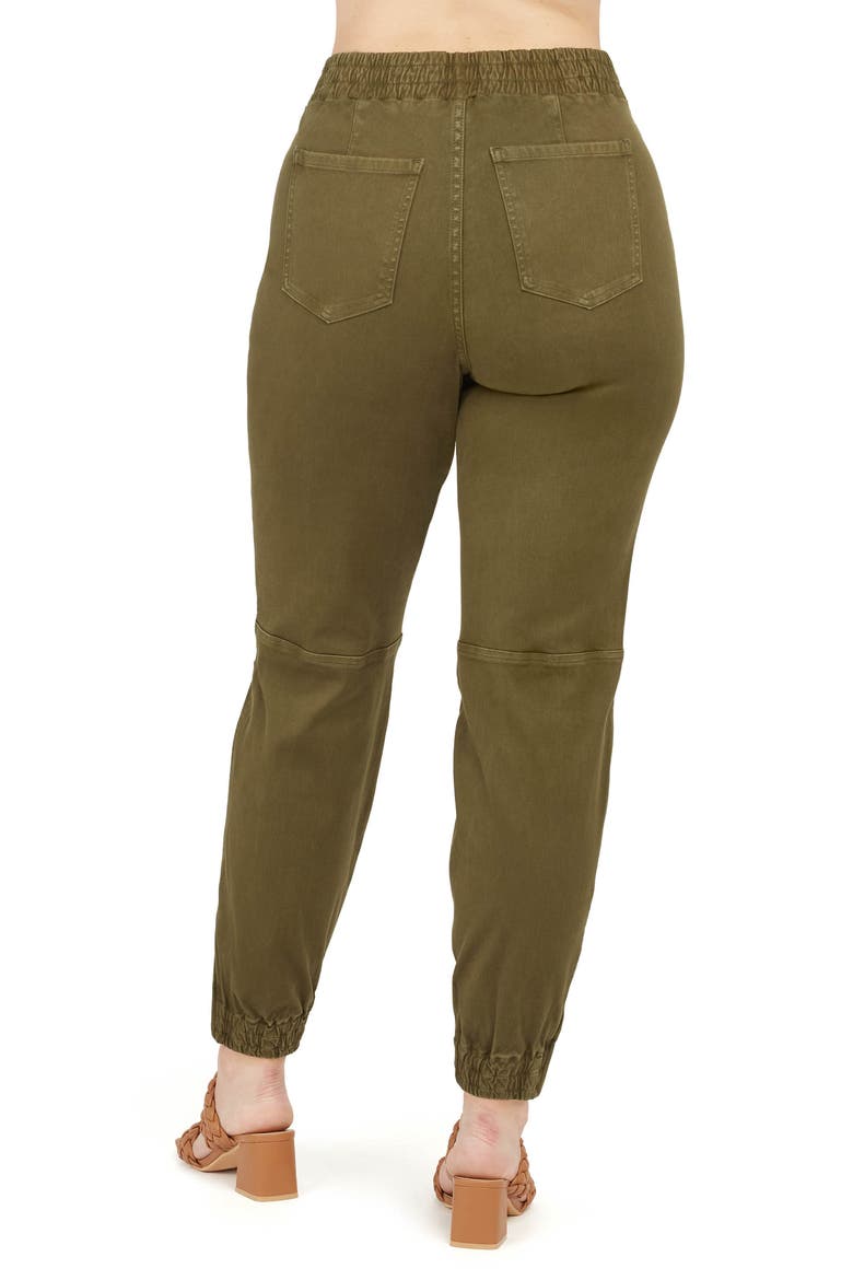 Stretch Twill Jogger Pants, Alternate, color, DARKENED OLIVE