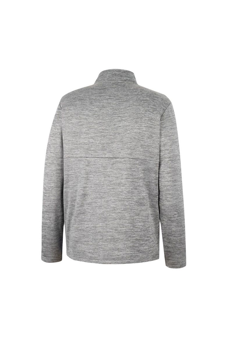 Men's Colosseum Gray BYU Cougars John Half-Zip Jacket, Alternate, color, Heather Gray
