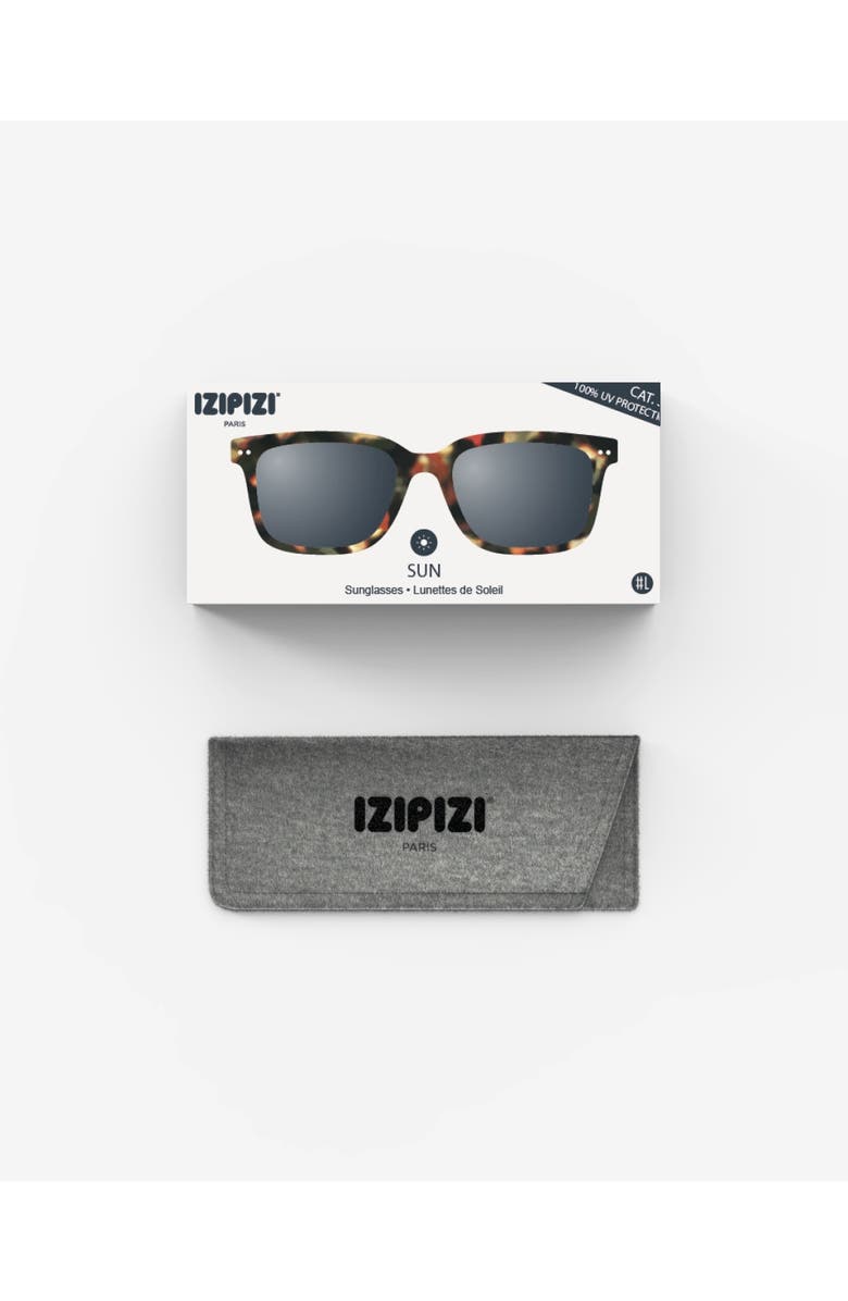 IZIPIZI #L 54mm Rectangular Sunglasses, Alternate, color, Tortoise