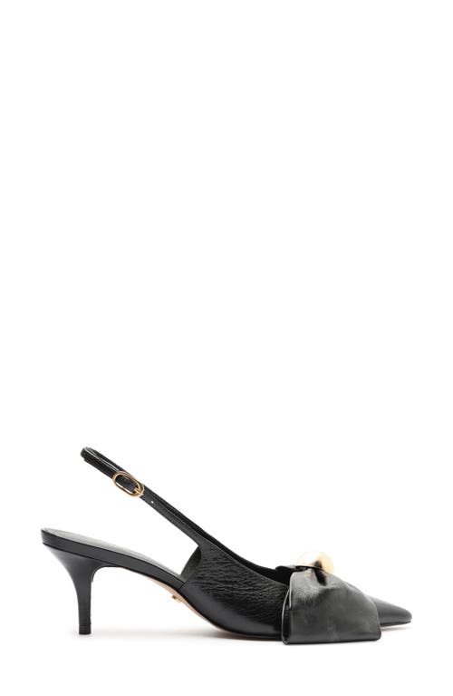 Arezzo Rayna Slingback Pointed Toe Pump In Black