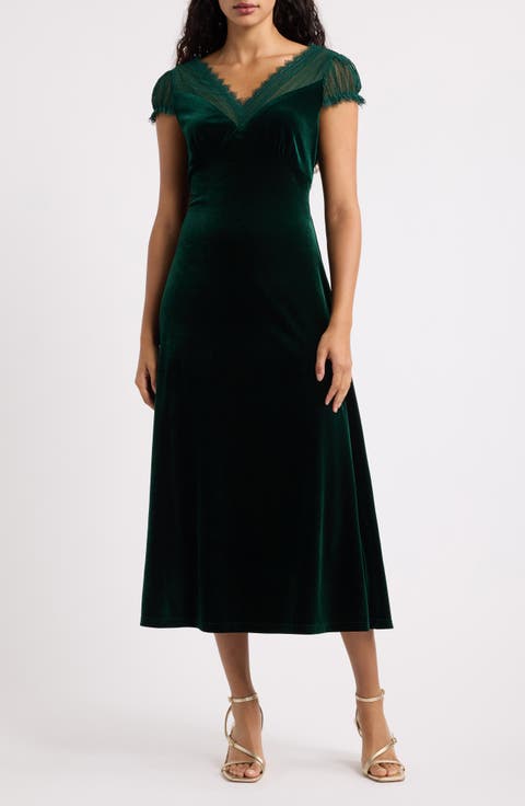 Sierra Velvet Midi Dress